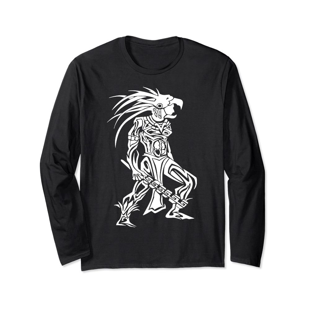 Aztec Warrior Long Sleeve T-Shirt